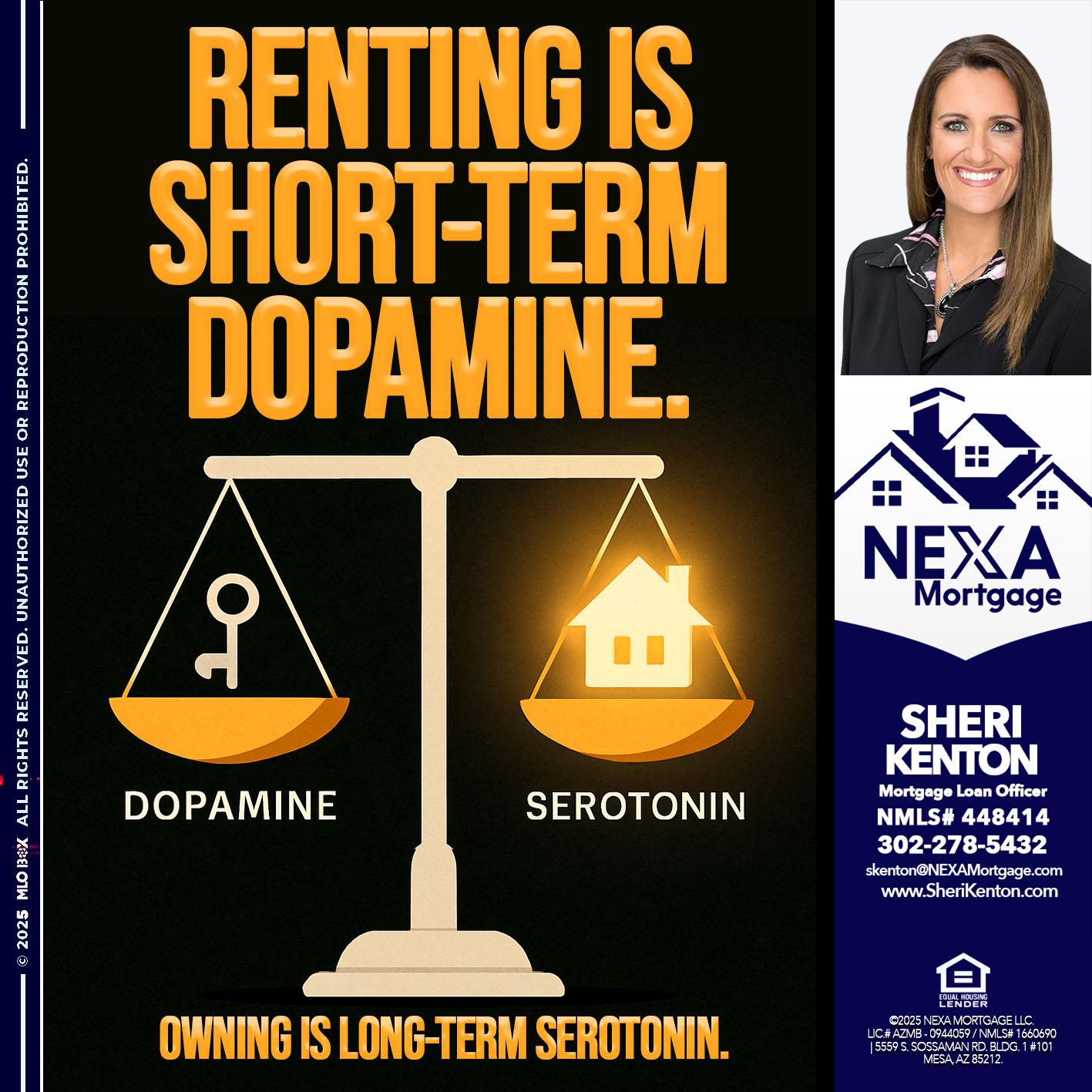RENTING IS SHORT TERM - Sheri Kenton -Mortgage Loan Officer