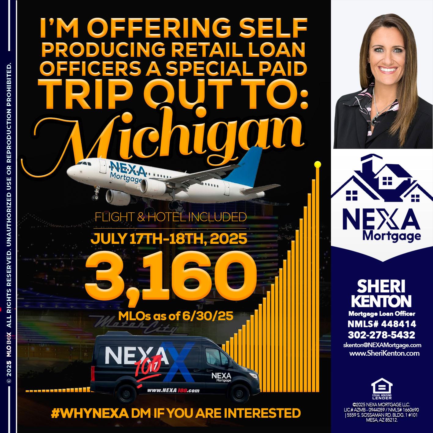 MICHIGAN TRIP - Sheri Kenton -Mortgage Loan Officer