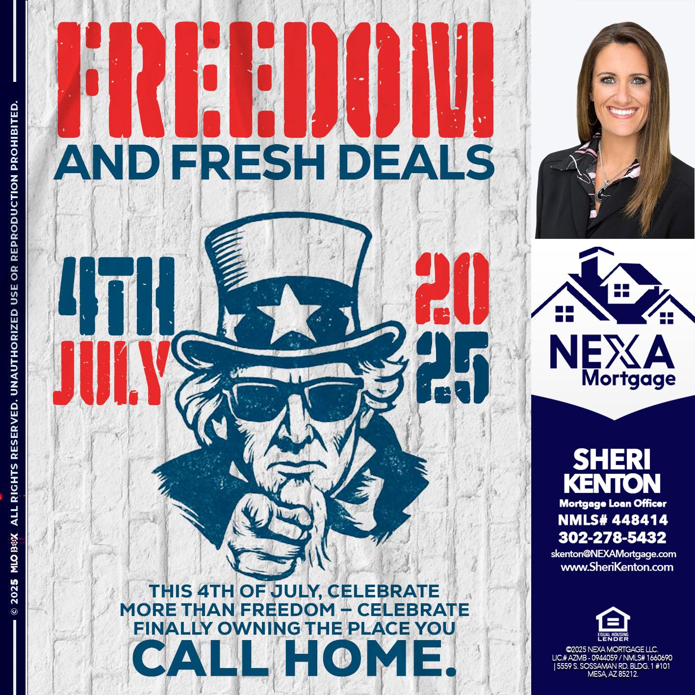 FREEDOM - Sheri Kenton -Mortgage Loan Officer