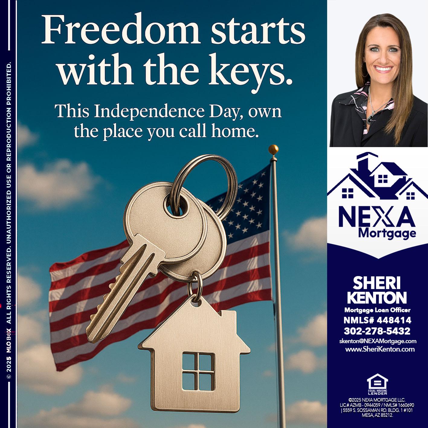 FREEDOM STARTS - Sheri Kenton -Mortgage Loan Officer