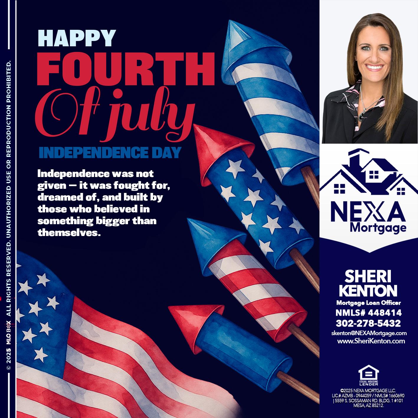 happy fourth - Sheri Kenton -Mortgage Loan Officer