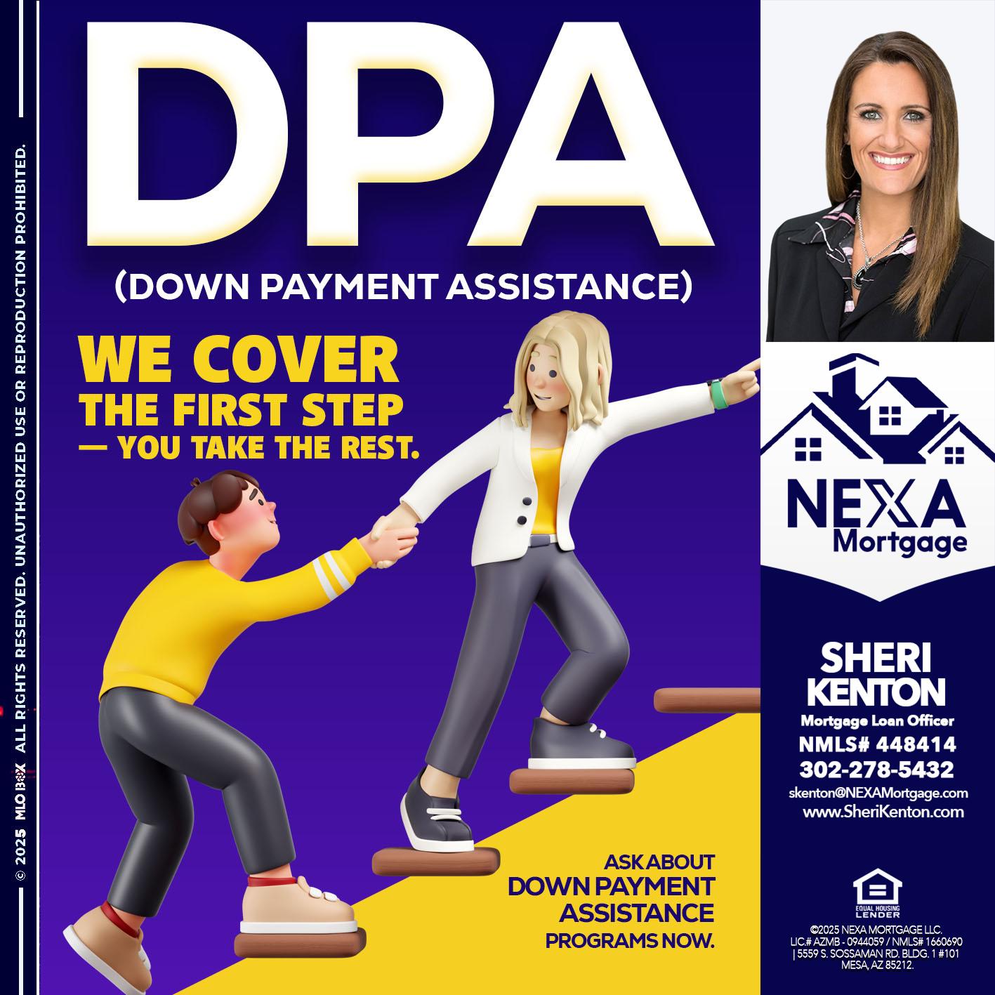 DPA LOANS - Sheri Kenton -Mortgage Loan Officer