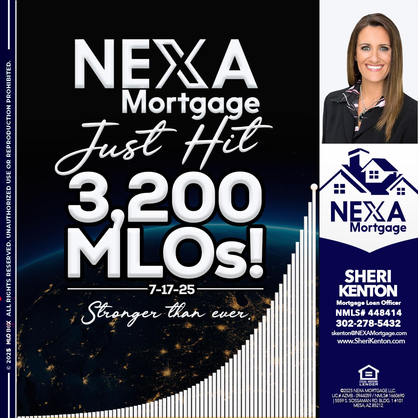 3200 MLOs - Sheri Kenton -Mortgage Loan Officer