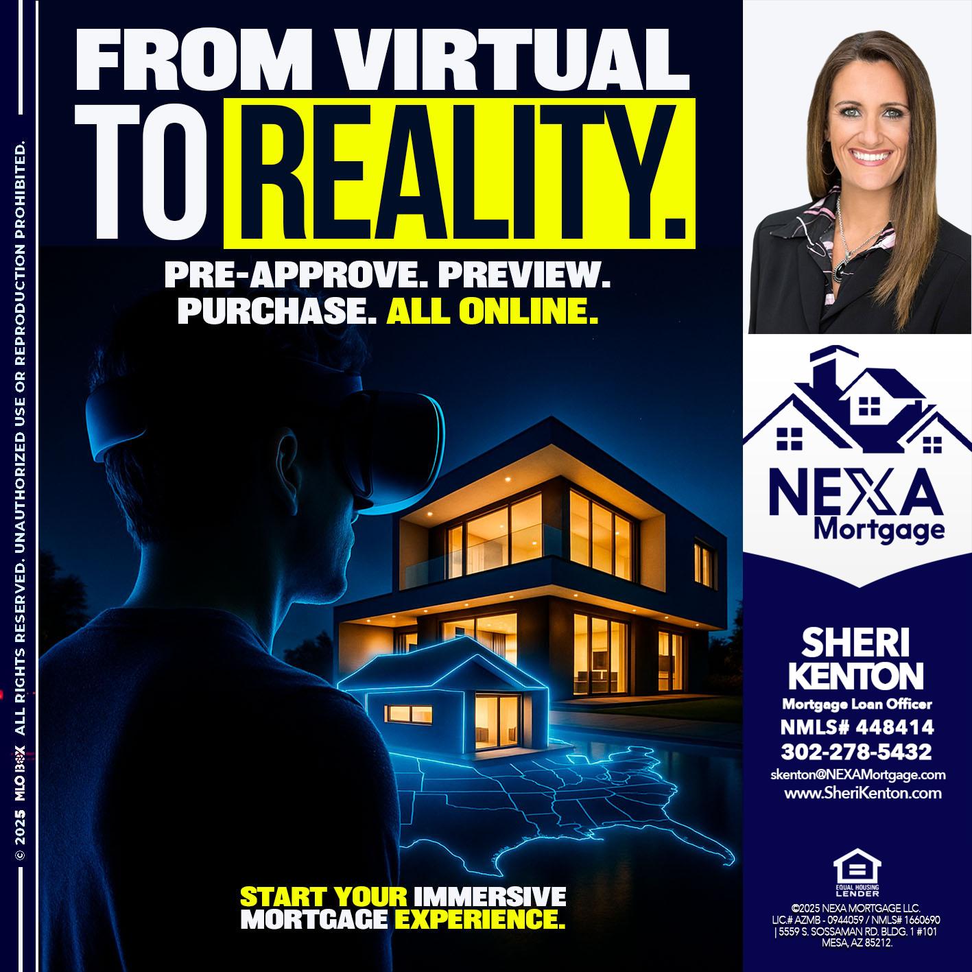 FROM VIRTUAL - Sheri Kenton -Mortgage Loan Officer