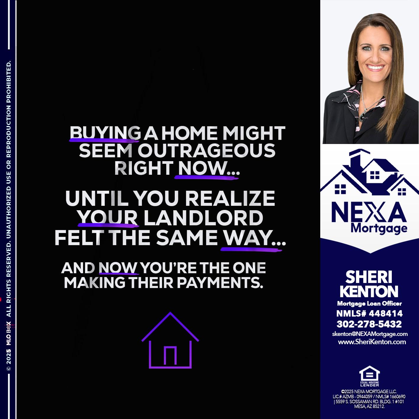 BUYING A HOME - Sheri Kenton -Mortgage Loan Officer