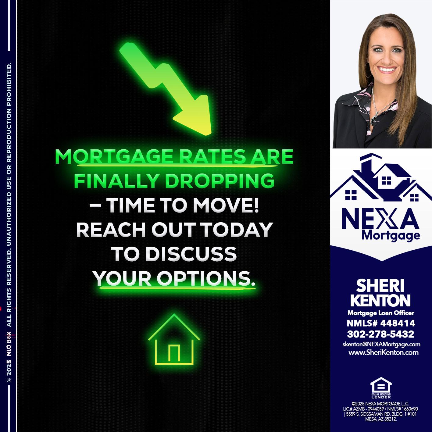 MORTGAGE RATES - Sheri Kenton -Mortgage Loan Officer