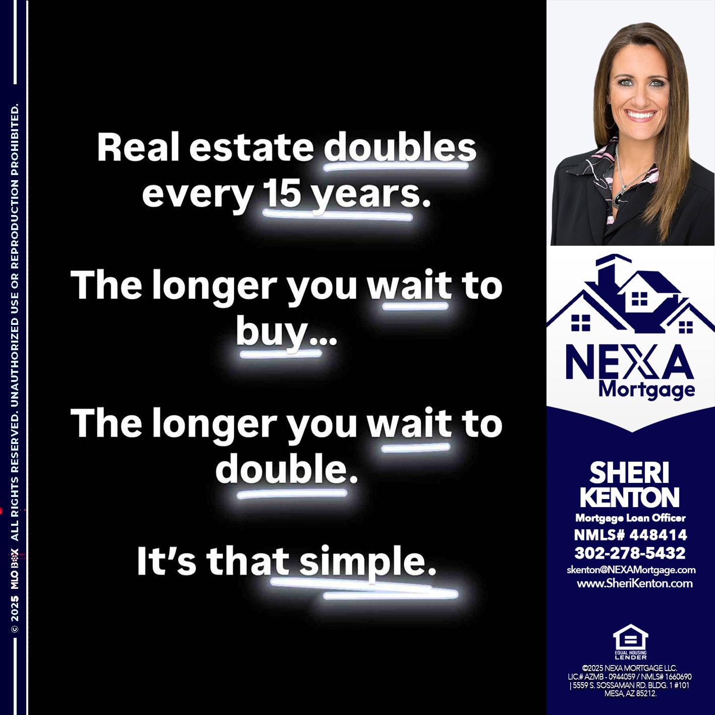 REAL ESTATE - Sheri Kenton -Mortgage Loan Officer