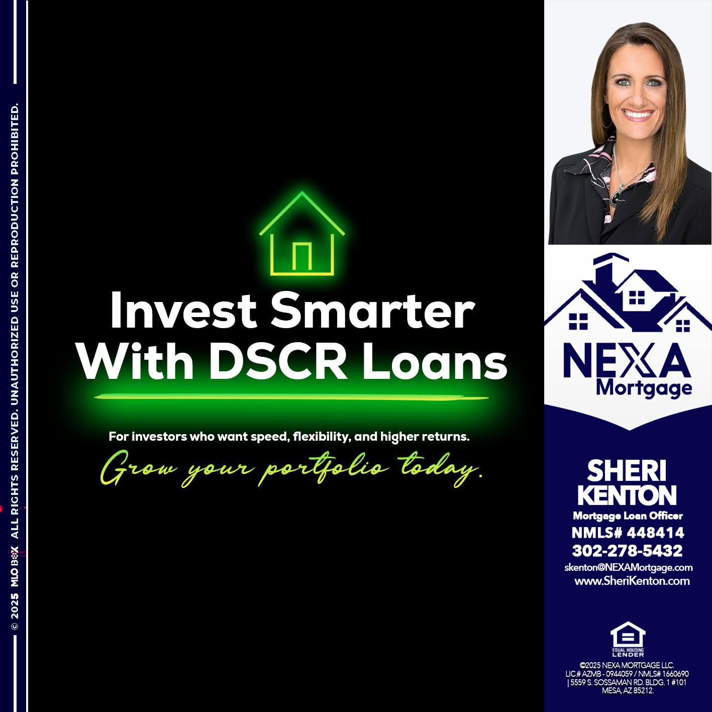 invest smarter - Sheri Kenton -Mortgage Loan Officer