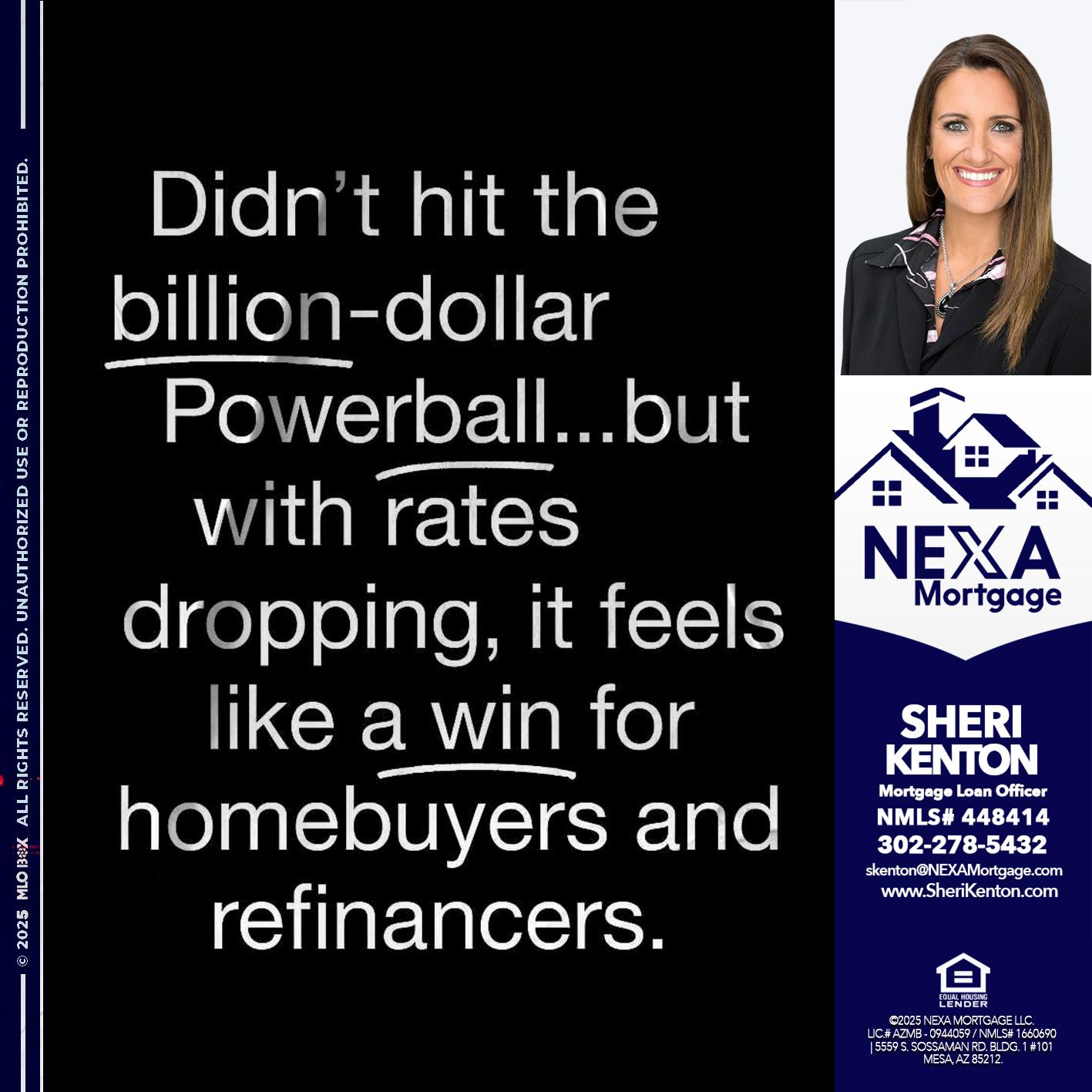 DIDNT HIT - Sheri Kenton -Mortgage Loan Officer