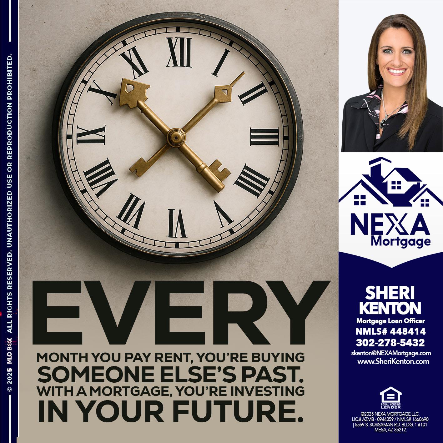 EVERY MONTH - Sheri Kenton -Mortgage Loan Officer