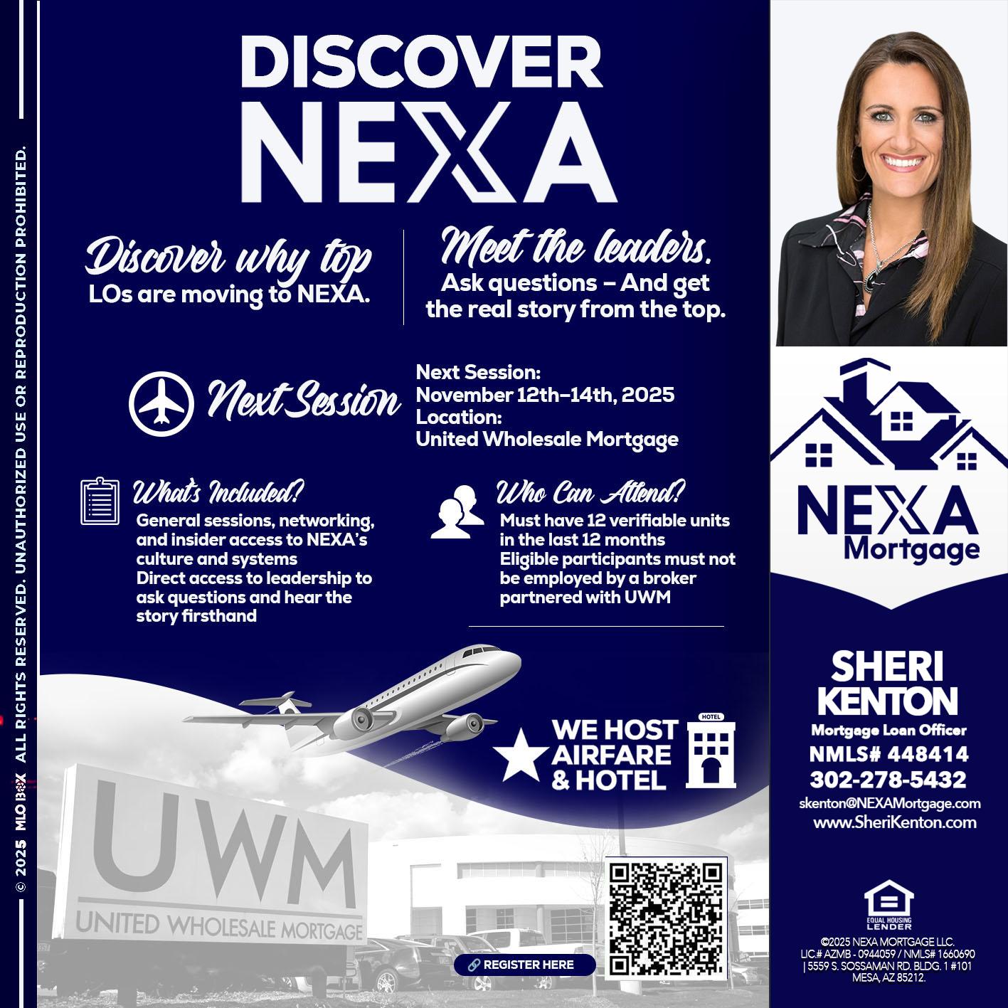 DISCOVER NEXA - Sheri Kenton -Mortgage Loan Officer