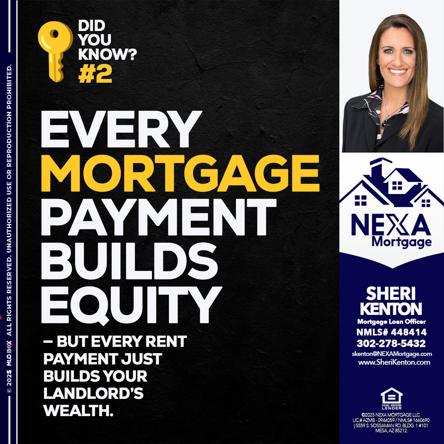 DID YOU KNOW? - Sheri Kenton -Mortgage Loan Officer