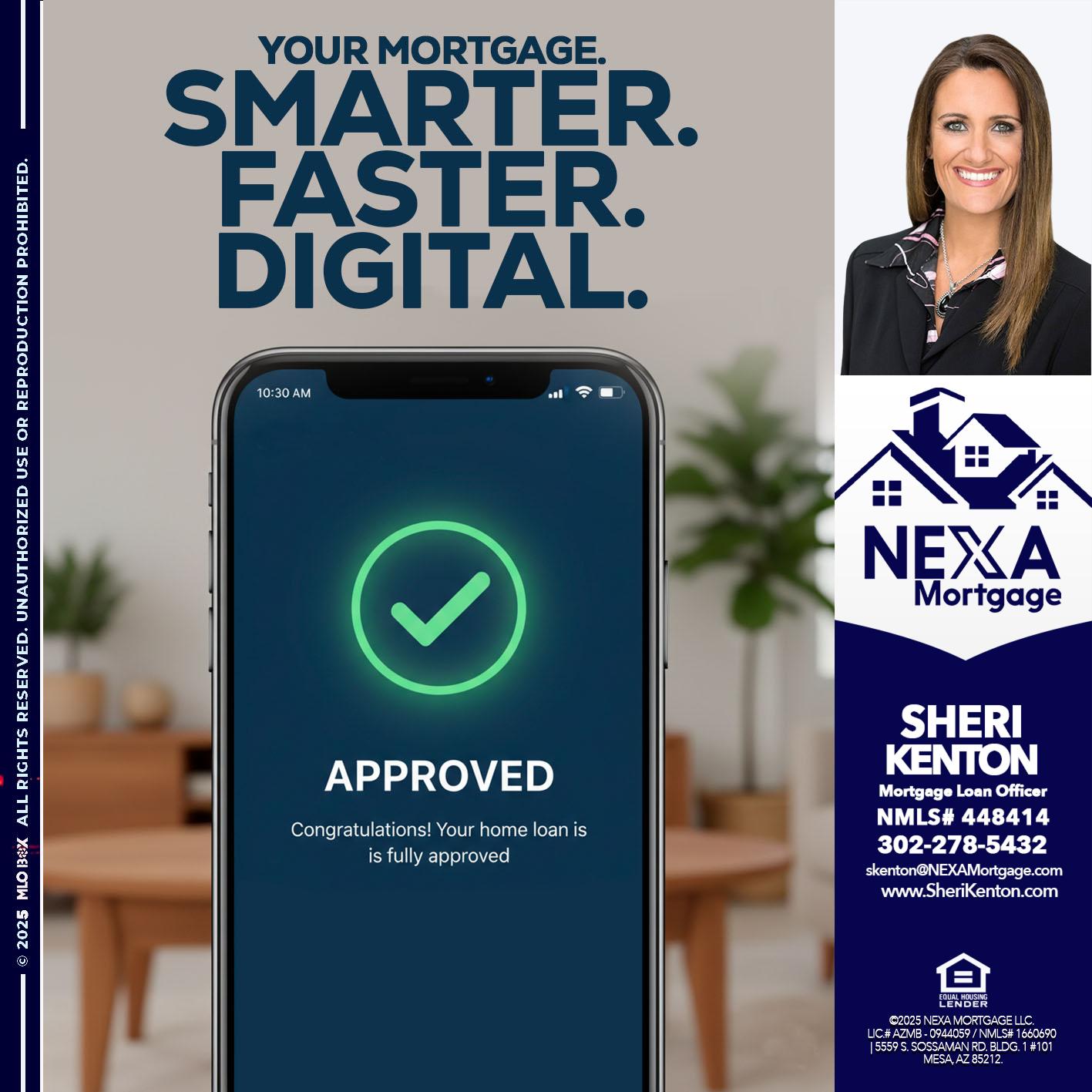 smarter faster digital - Sheri Kenton -Mortgage Loan Officer