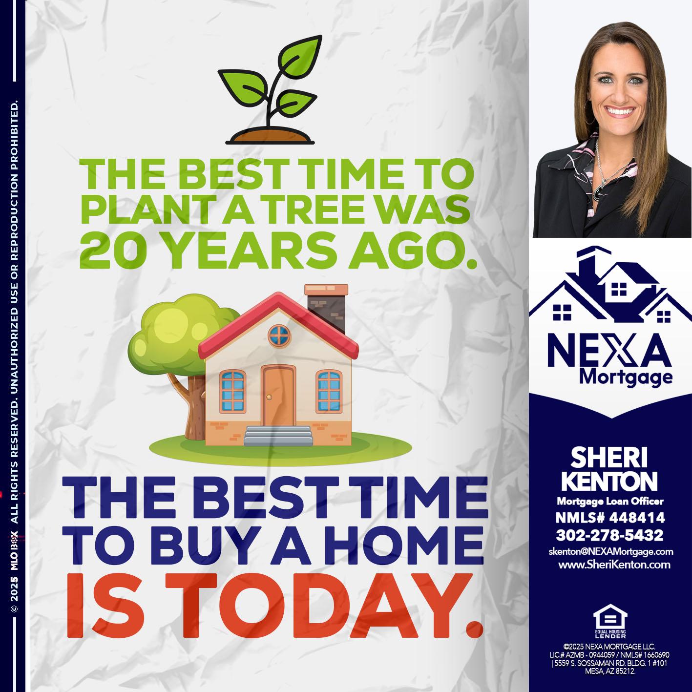 BEST TIME TO - Sheri Kenton -Mortgage Loan Officer