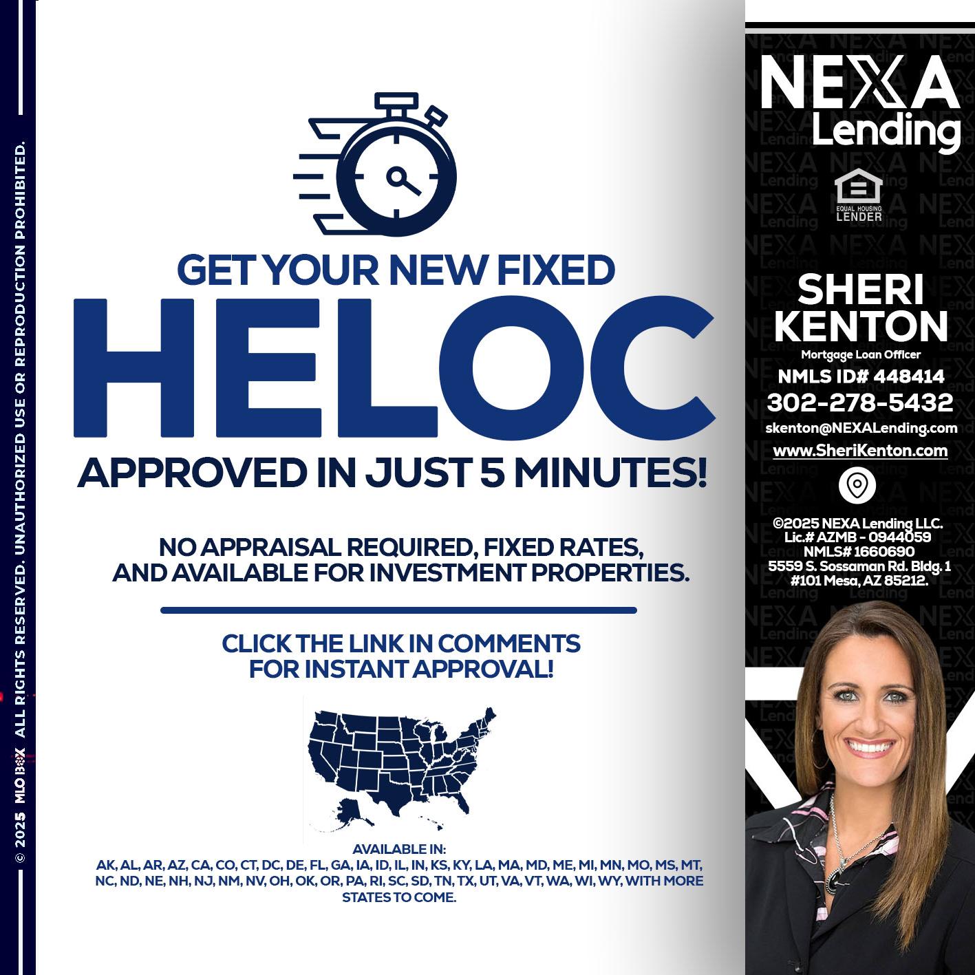 HELOC - Sheri Kenton -Mortgage Loan Officer