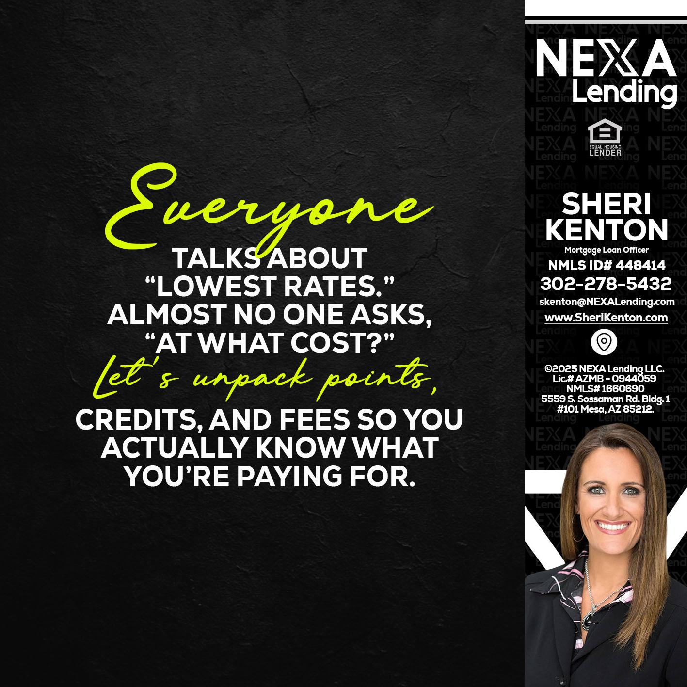 EVERYONE - Sheri Kenton -Mortgage Loan Officer