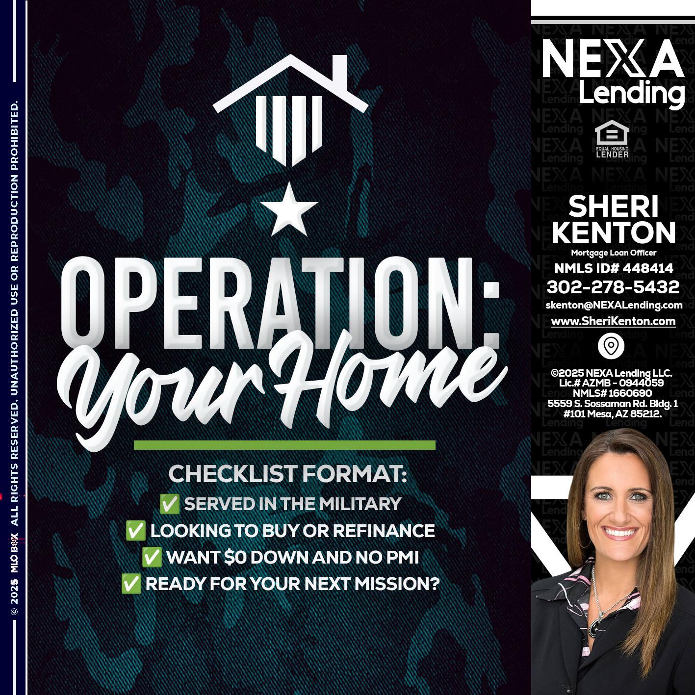 OPERATION YOUR HOME - Sheri Kenton -Mortgage Loan Officer