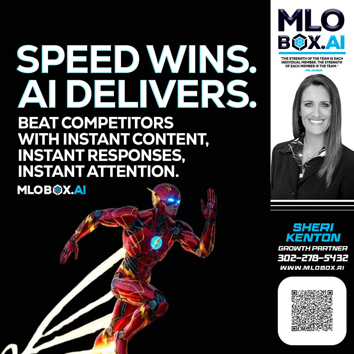 SPEED WINS - Sheri Kenton -Mortgage Loan Officer