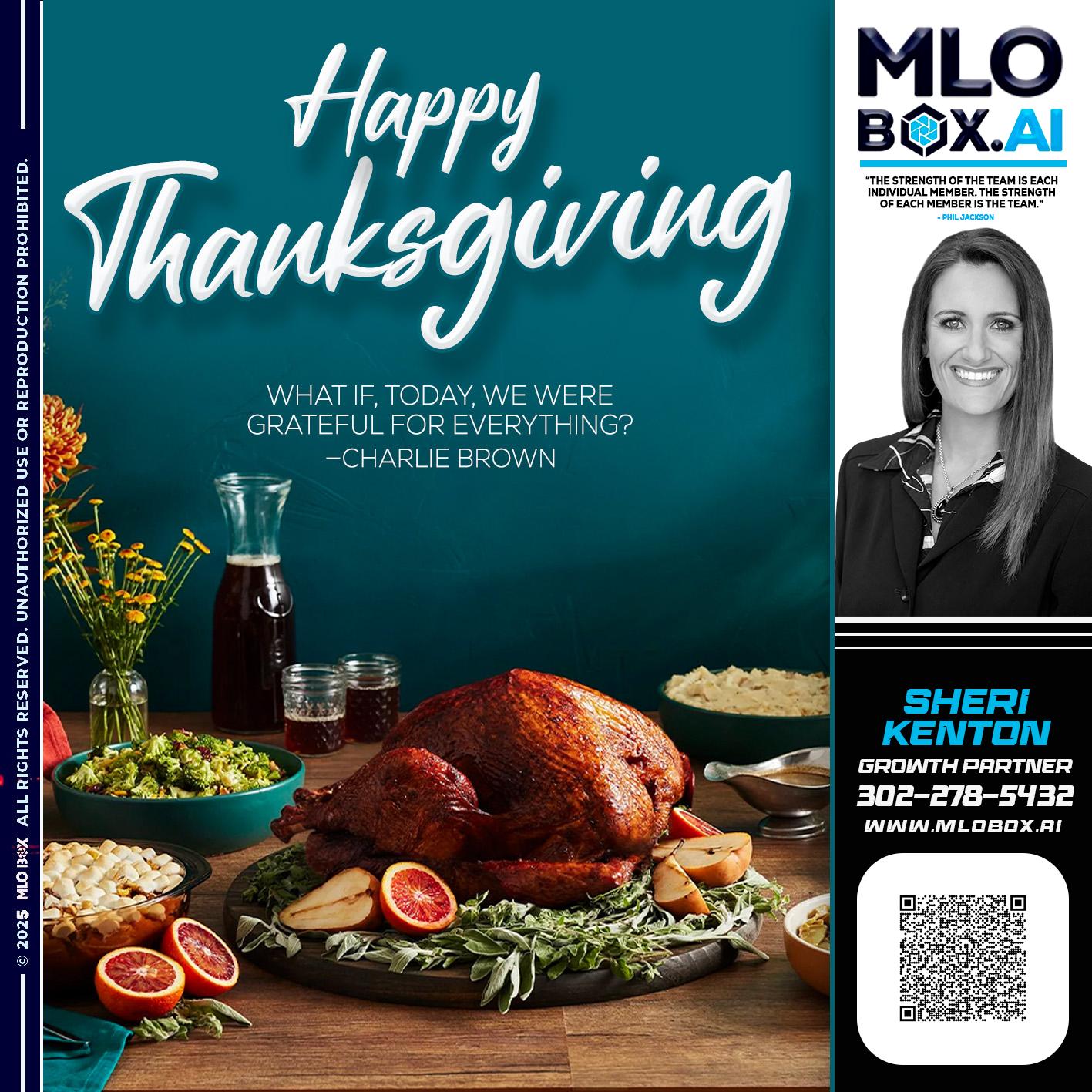 HAPPY THANKSGIVING - Sheri Kenton -Mortgage Loan Officer