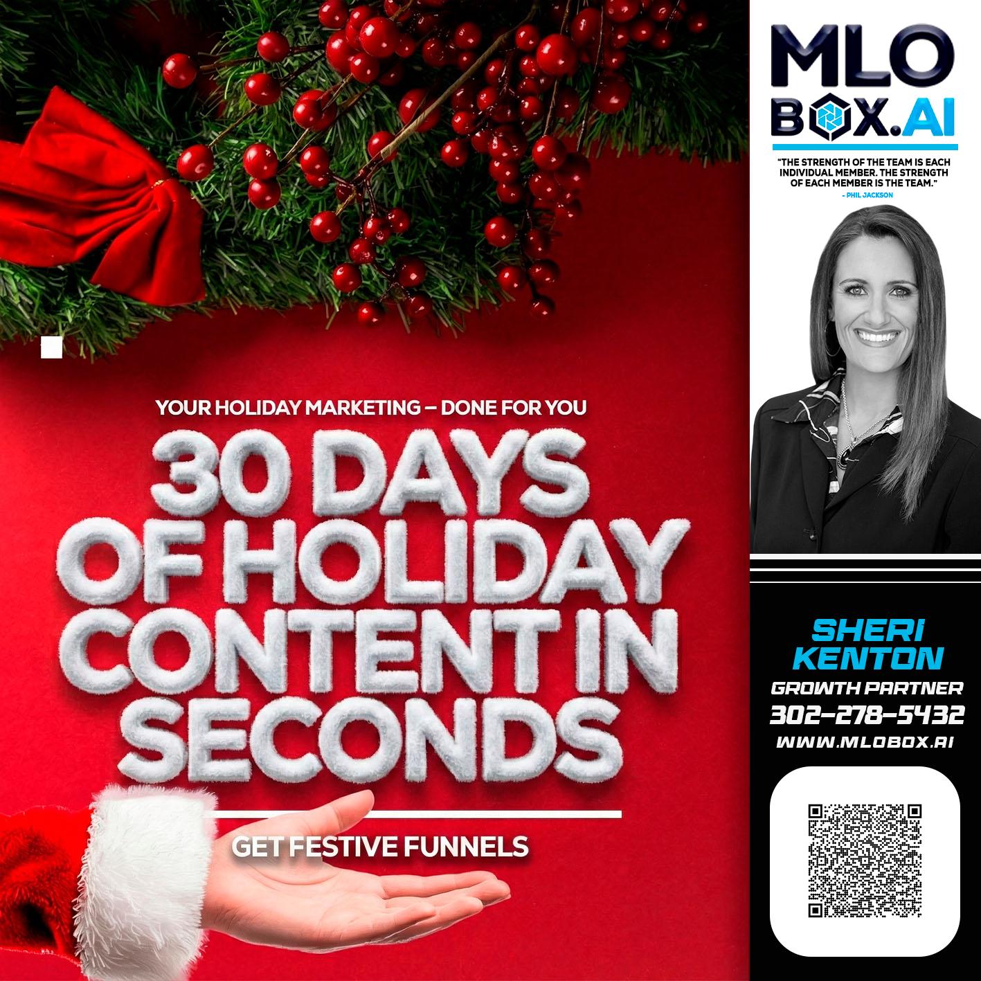30 DAYS - Sheri Kenton -Mortgage Loan Officer