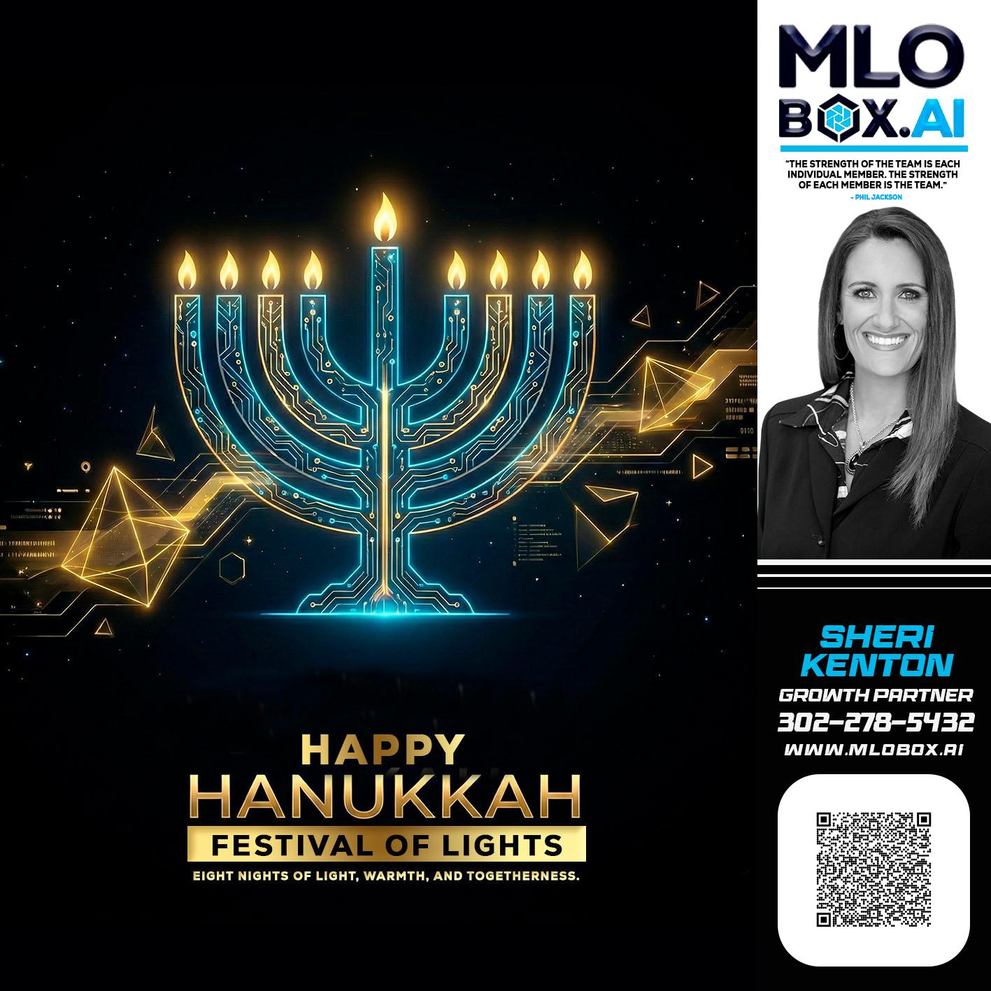 happy Hanukkah - Sheri Kenton -Mortgage Loan Officer