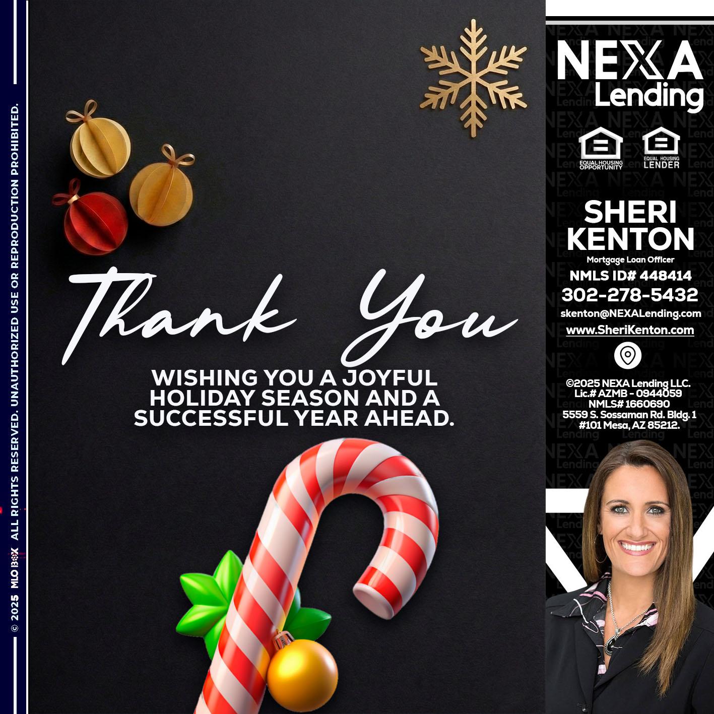 THANK YOU - Sheri Kenton -Mortgage Loan Officer
