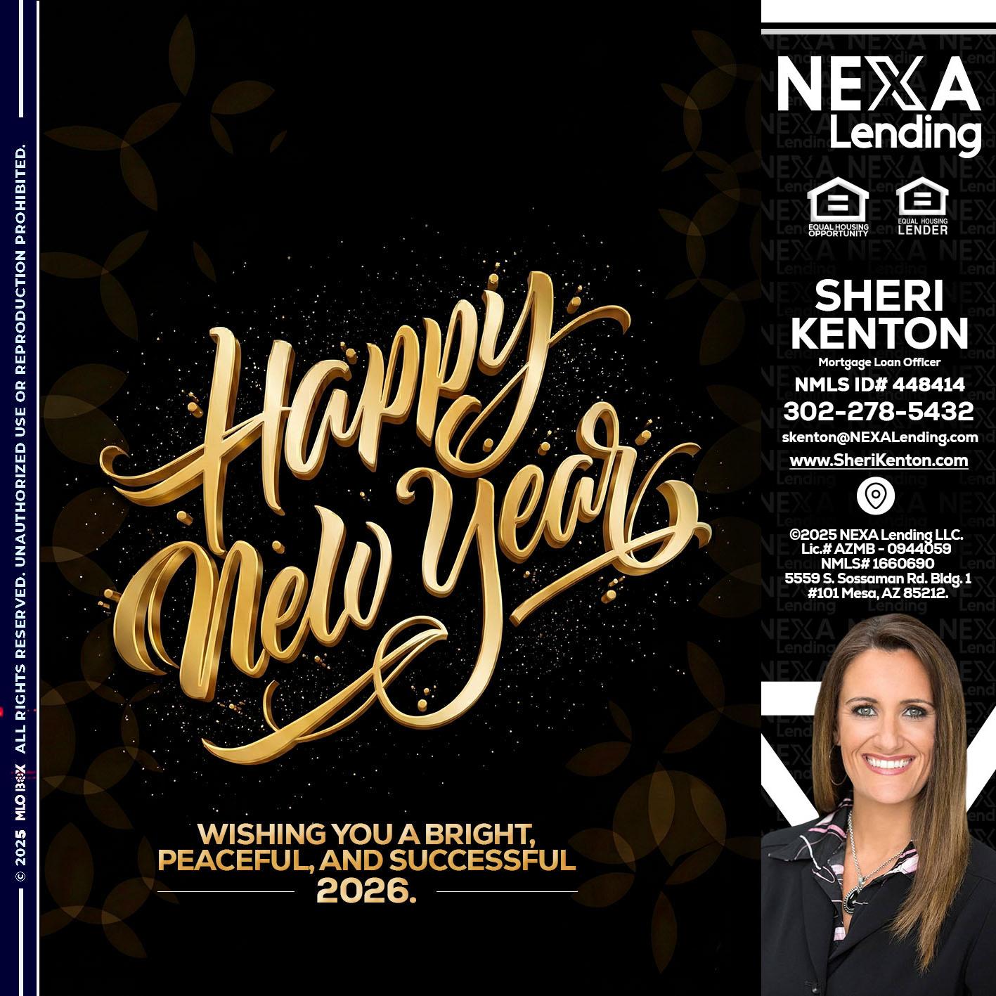 HAPPY NEW YEAR - Sheri Kenton -Mortgage Loan Officer