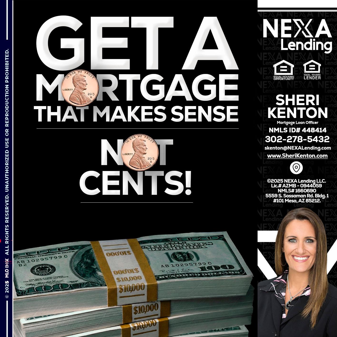 get a mortgage - Sheri Kenton -Mortgage Loan Officer