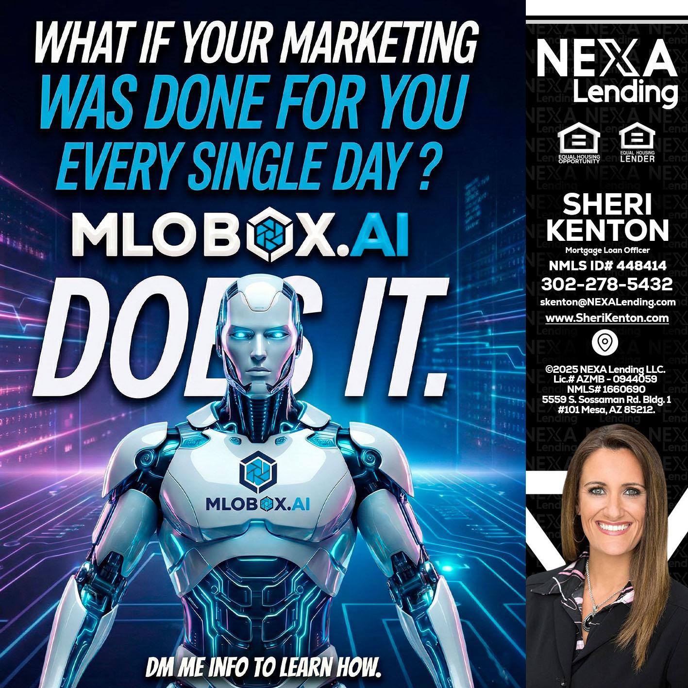 DOES IT - Sheri Kenton -Mortgage Loan Officer