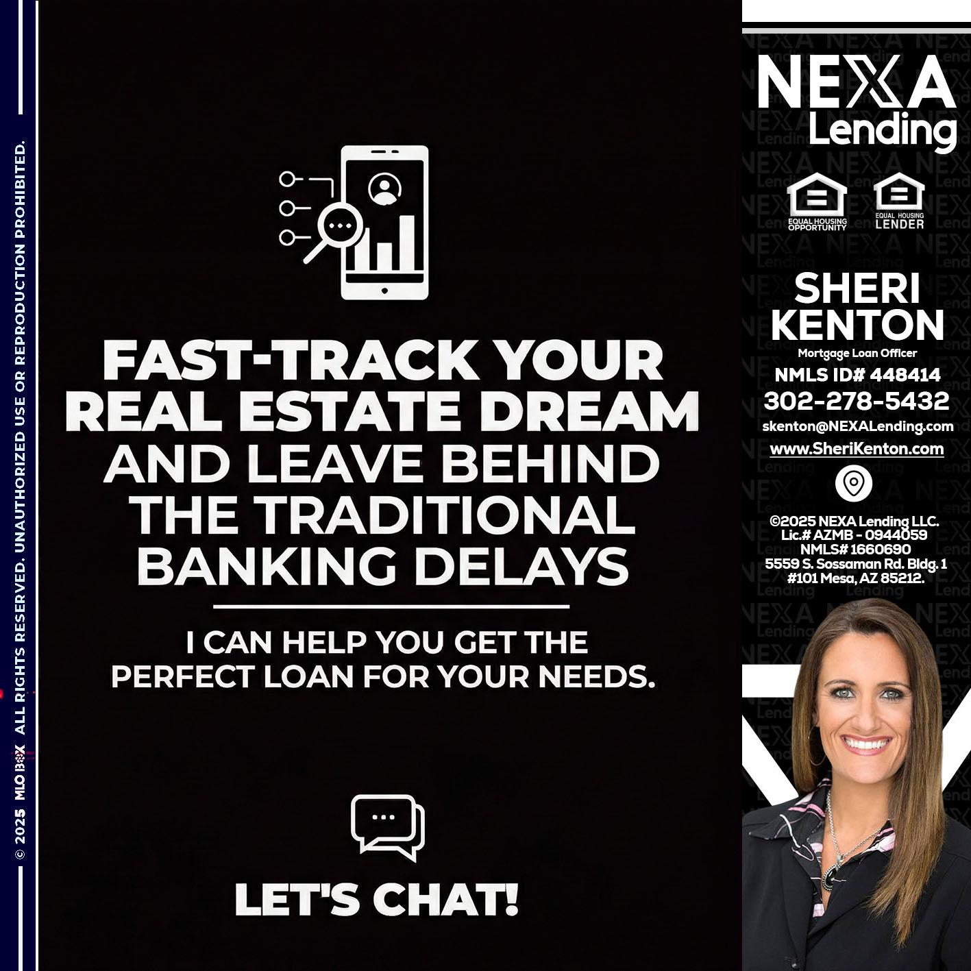 FAST TRACK - Sheri Kenton -Mortgage Loan Officer
