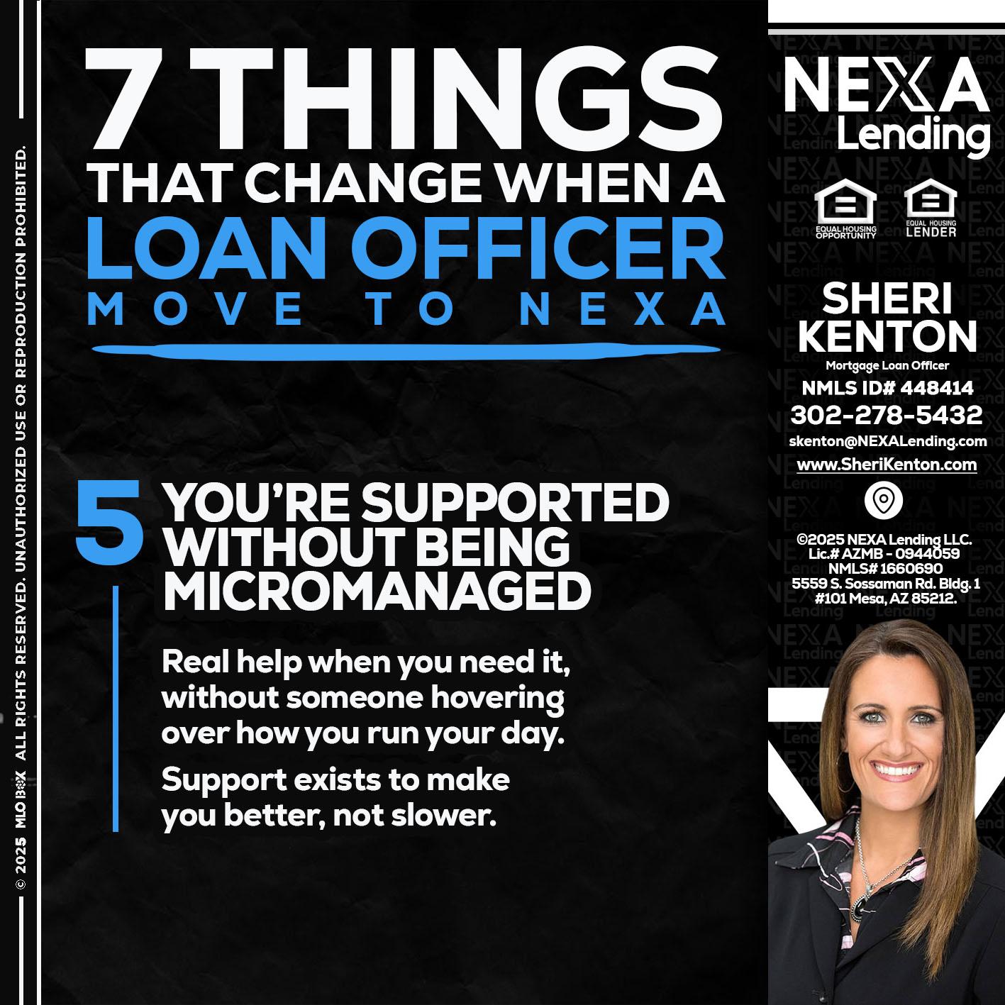 7 THINGS (5) - Sheri Kenton -Mortgage Loan Officer
