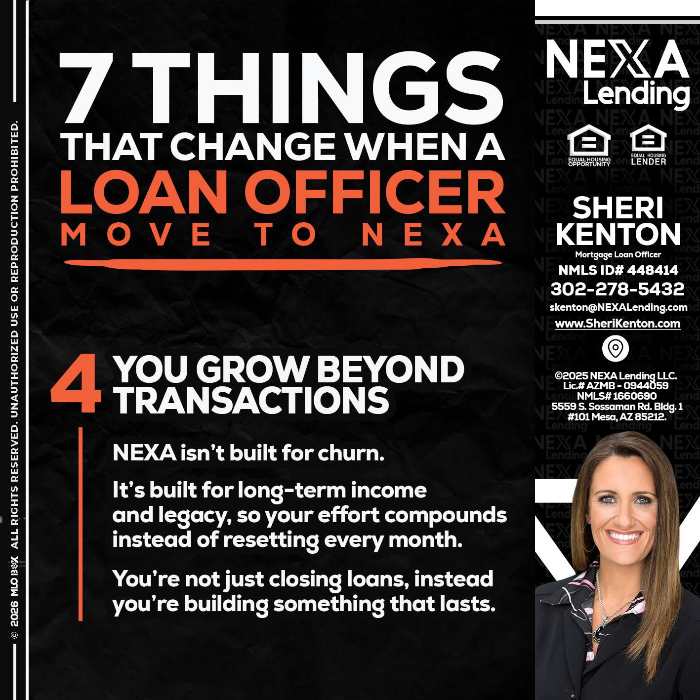 7 THINGS (4) - Sheri Kenton -Mortgage Loan Officer