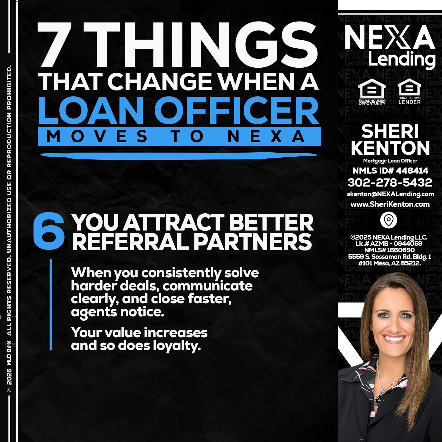 7 THINGS (6) - Sheri Kenton -Mortgage Loan Officer