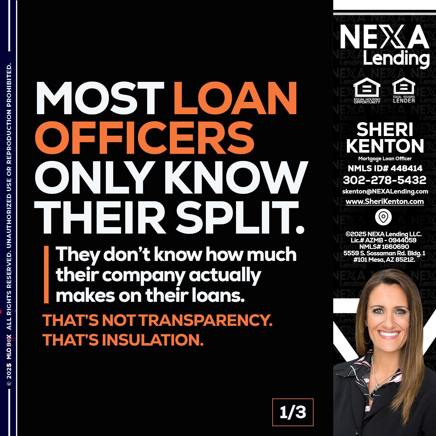 1 OF 3 - Sheri Kenton -Mortgage Loan Officer