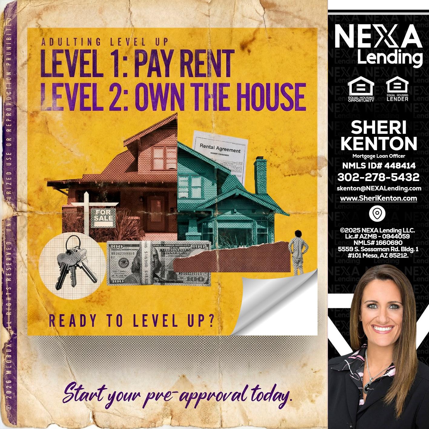 LEVEL 1 - Sheri Kenton -Mortgage Loan Officer