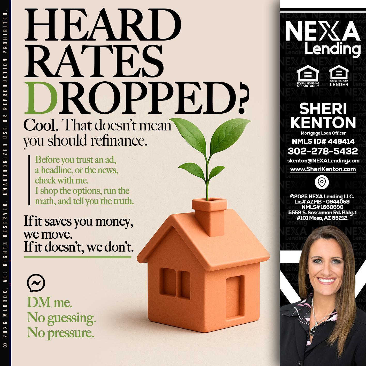 HEARD RATES - Sheri Kenton -Mortgage Loan Officer