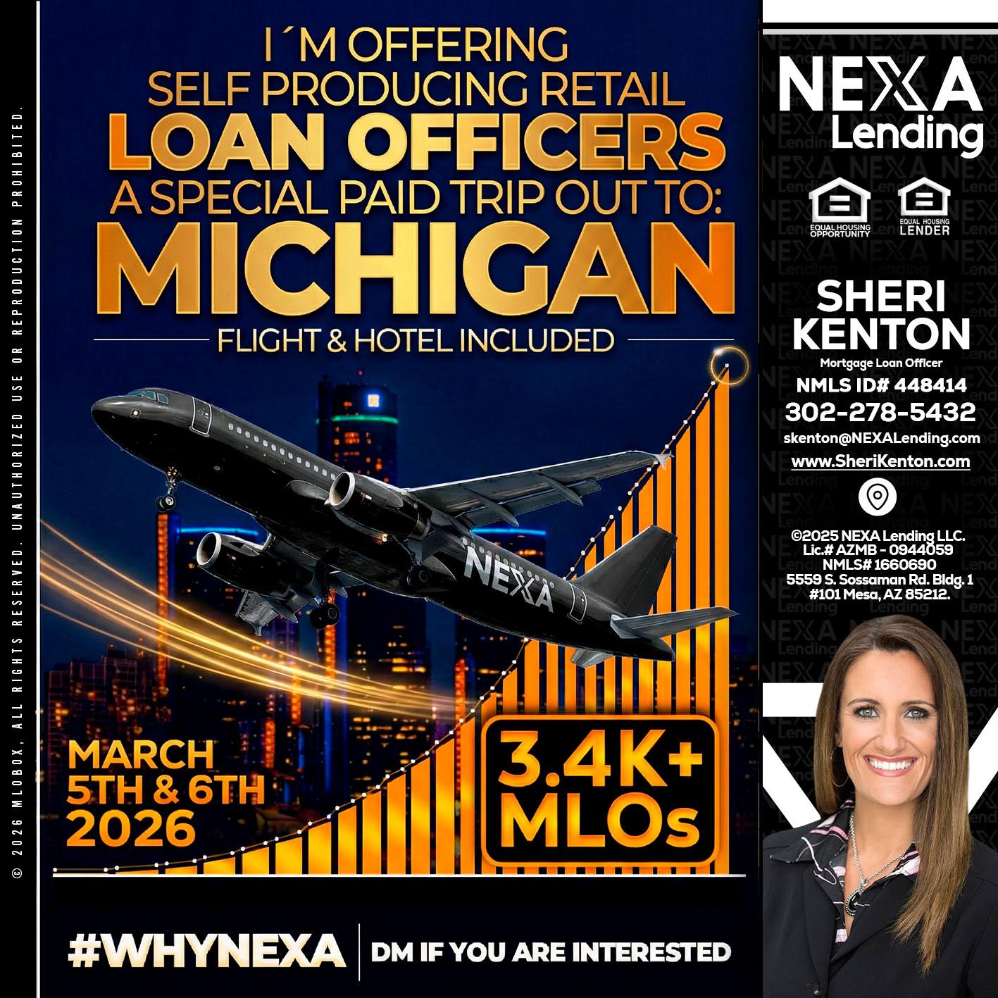 MICHIGAN - Sheri Kenton -Mortgage Loan Officer