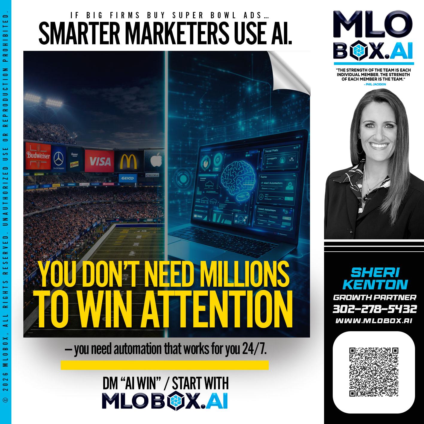 you don't need - Sheri Kenton -Mortgage Loan Officer