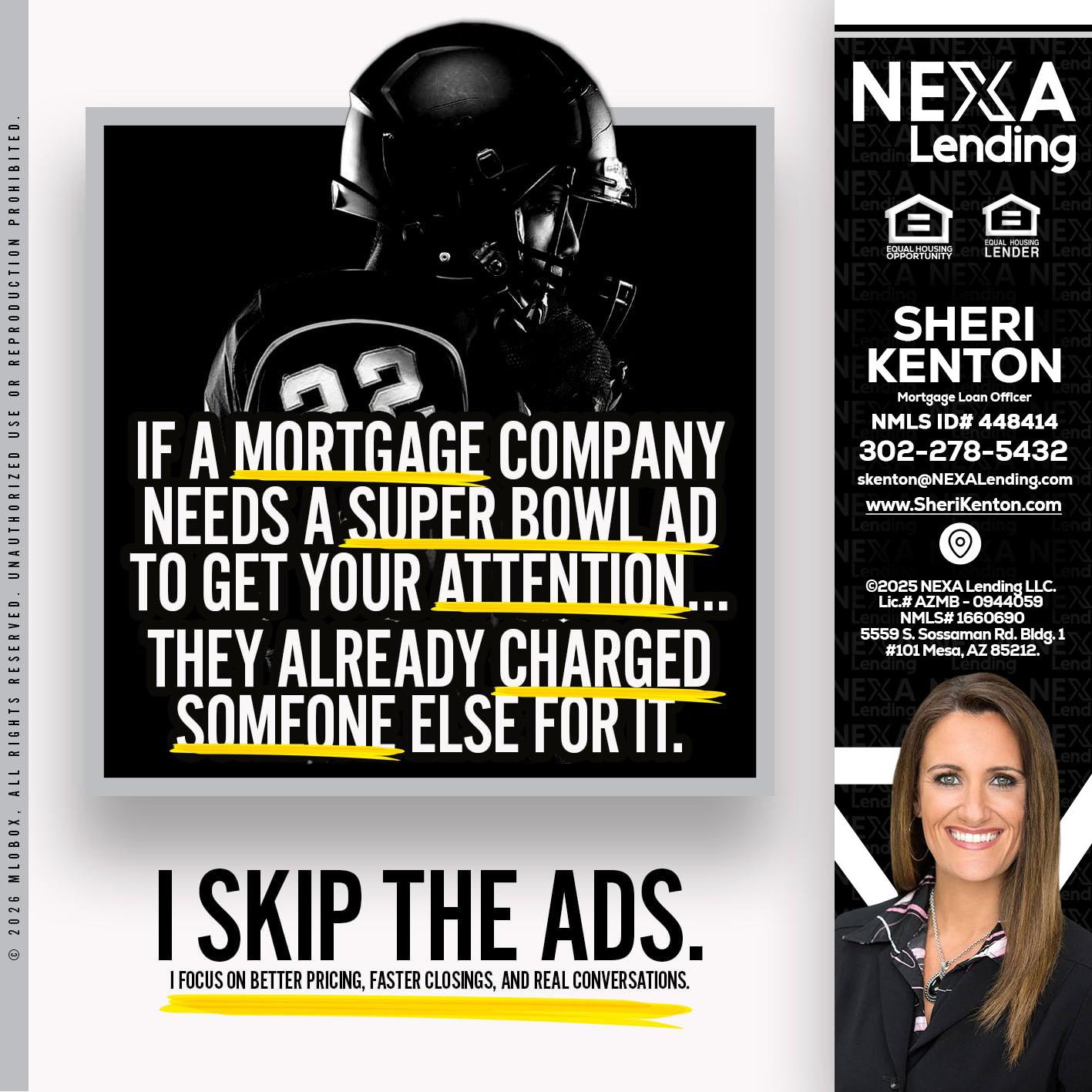if a mortgage ad - Sheri Kenton -Mortgage Loan Officer