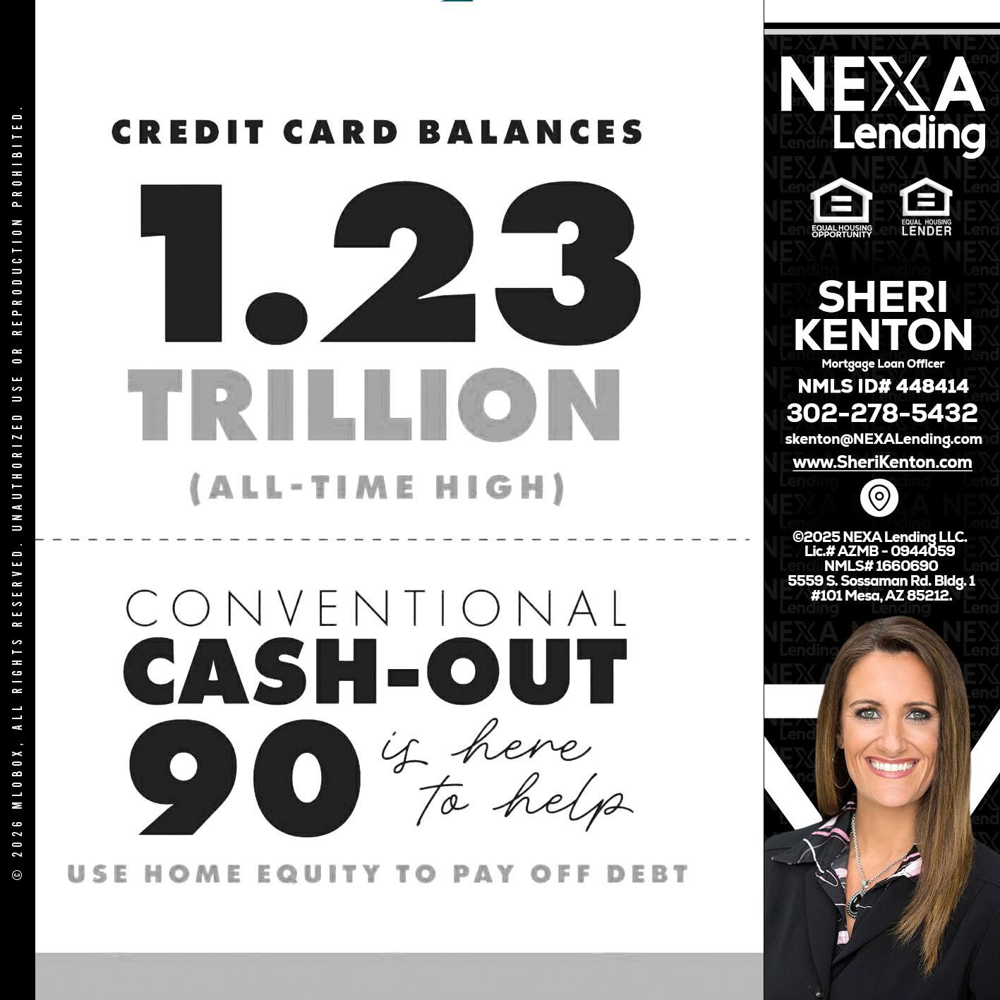 CREDIT CARD BALANCE - Sheri Kenton -Mortgage Loan Officer