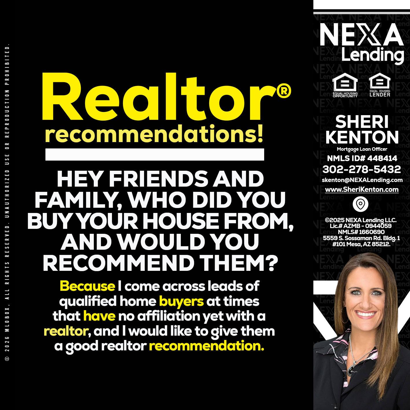 REALTOR - Sheri Kenton -Mortgage Loan Officer