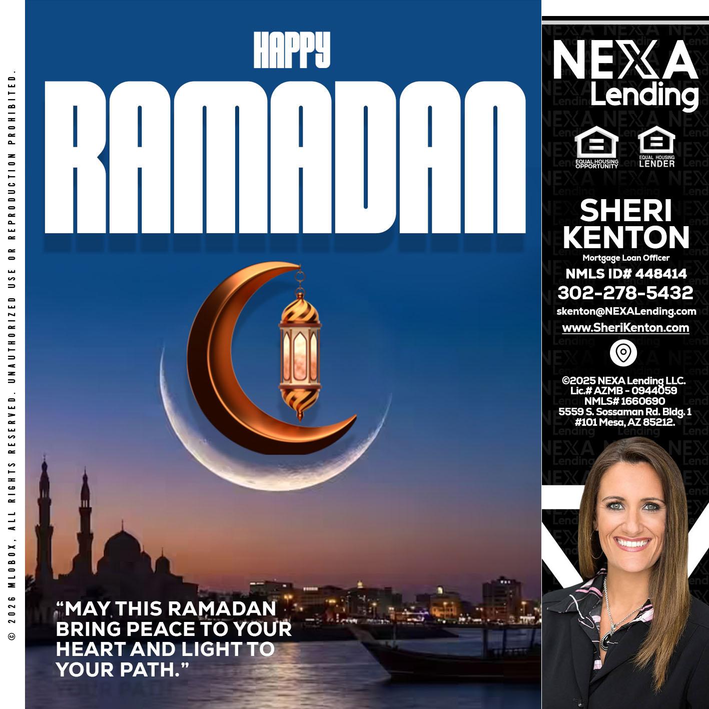 RAMADAN - Sheri Kenton -Mortgage Loan Officer