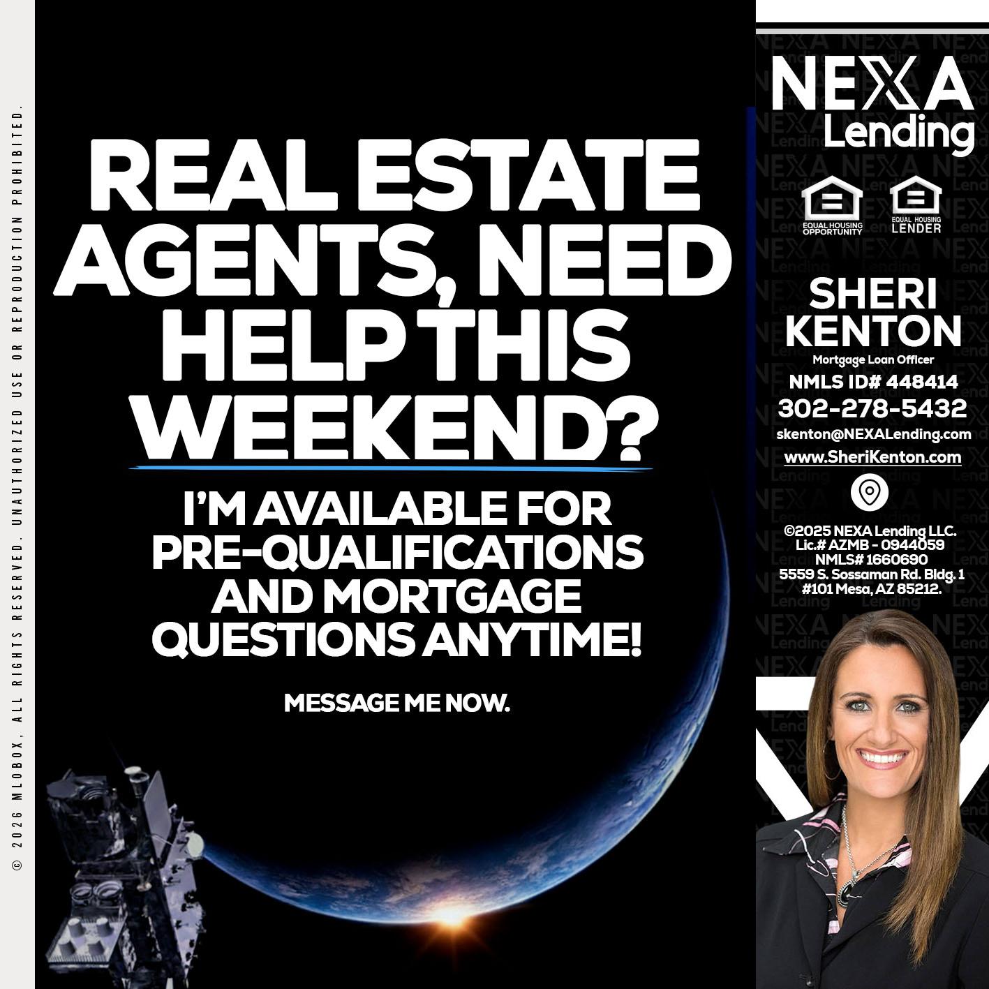 REAL ESTATE AGENTS - Sheri Kenton -Mortgage Loan Officer