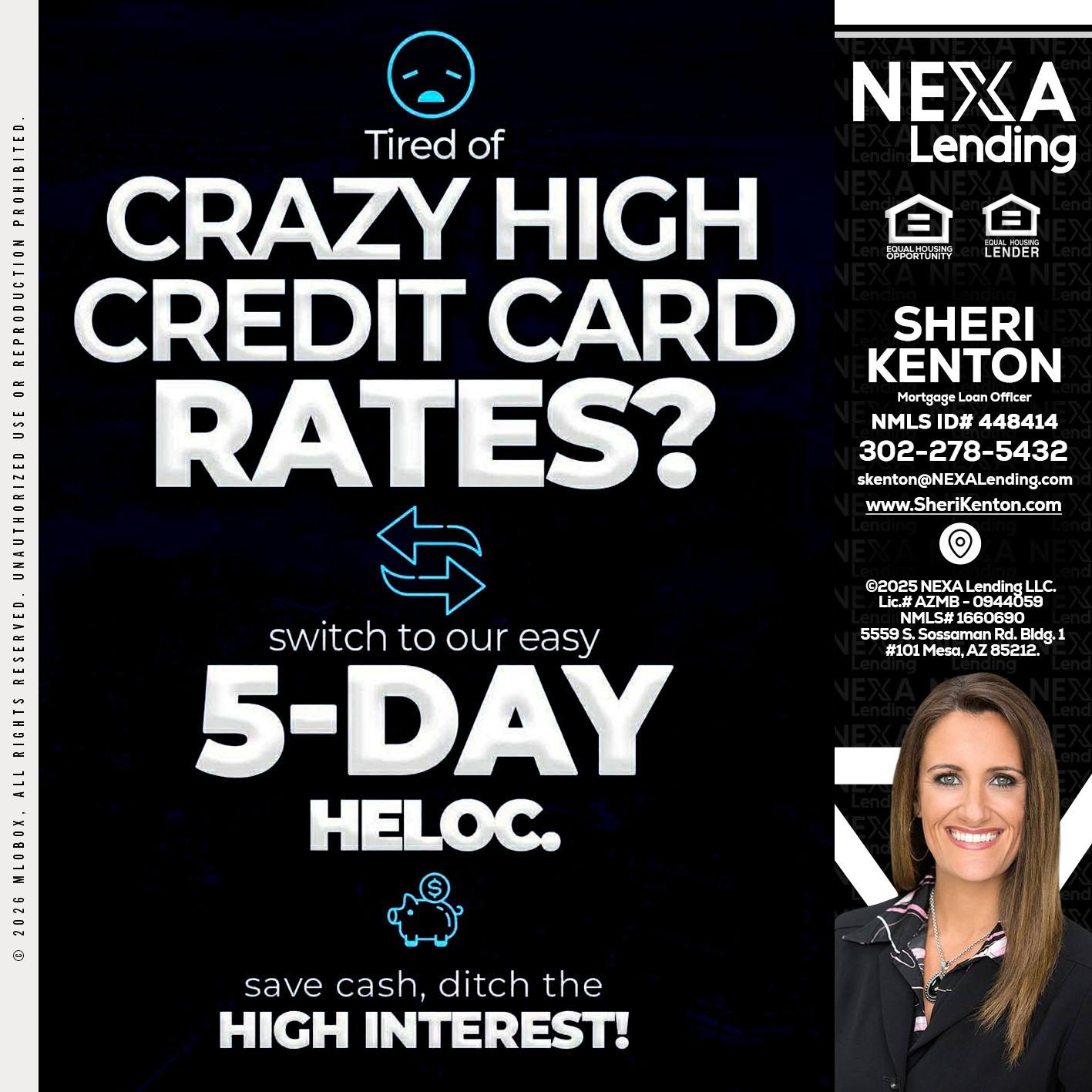 CRAZY HIGH - Sheri Kenton -Mortgage Loan Officer