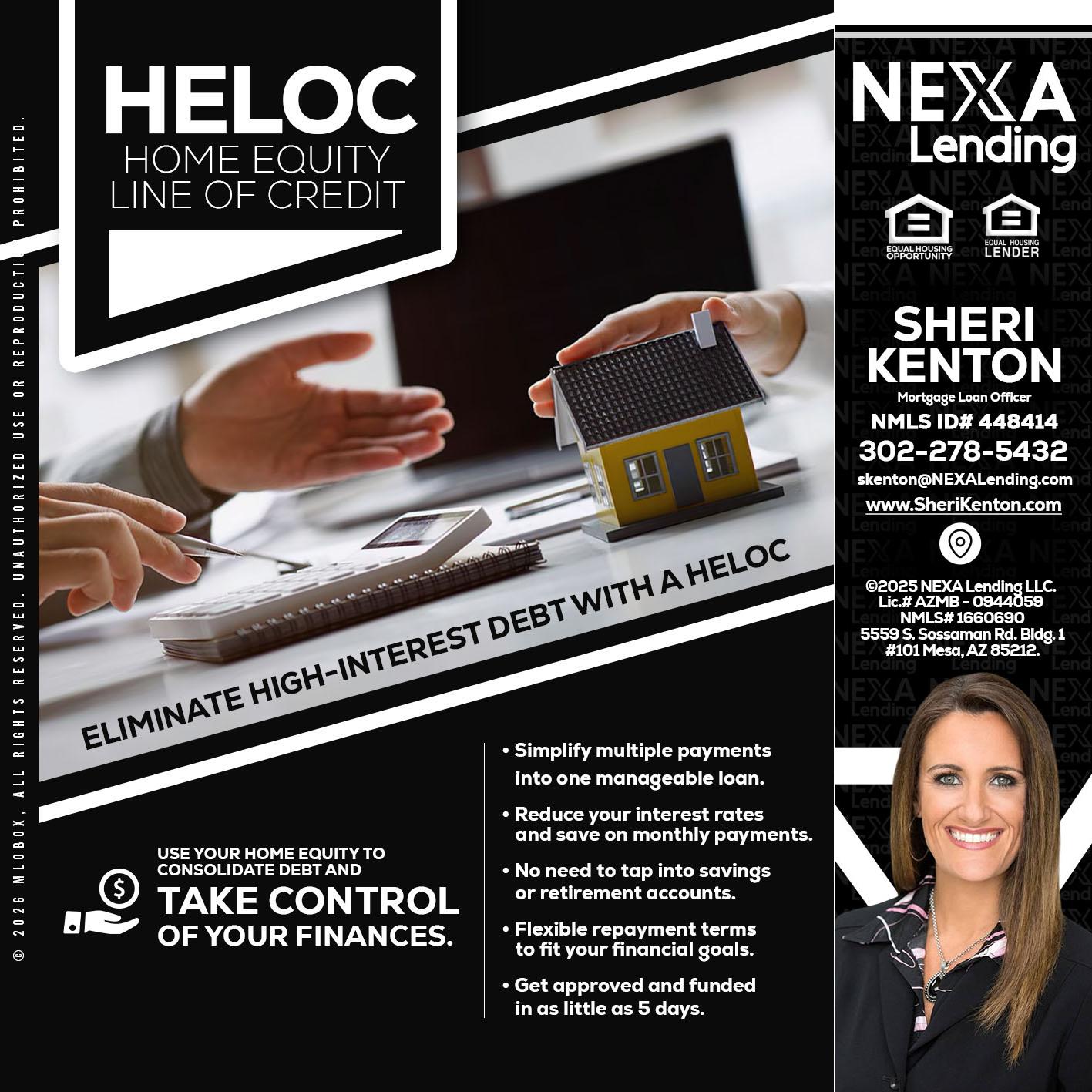 HELOC - Sheri Kenton -Mortgage Loan Officer