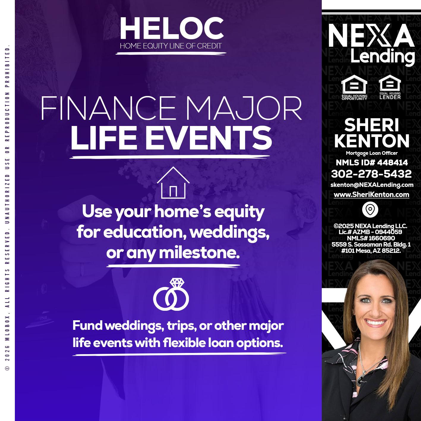 HELOC - Sheri Kenton -Mortgage Loan Officer
