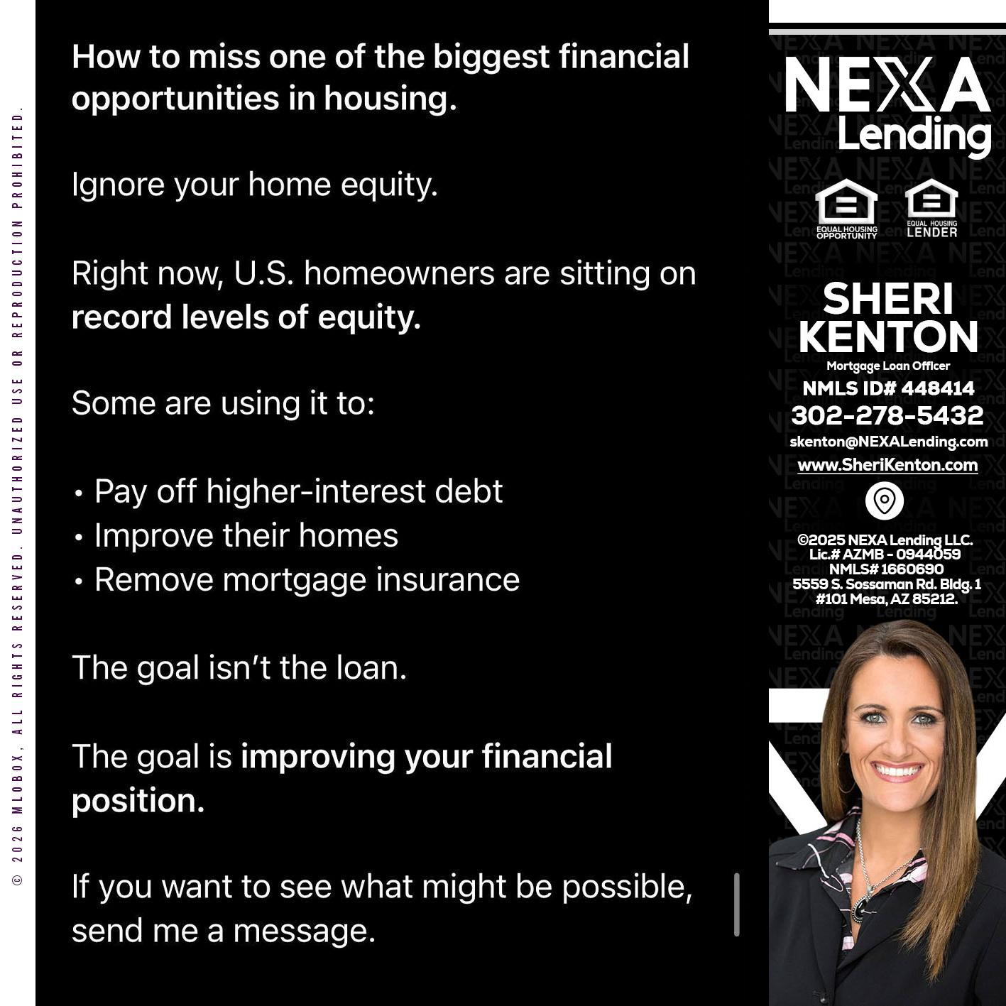 how to miss - Sheri Kenton -Mortgage Loan Officer