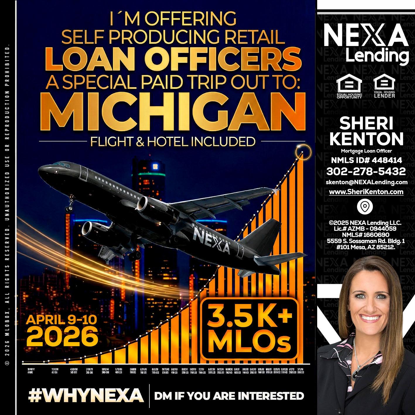 3.5K - Sheri Kenton -Mortgage Loan Officer