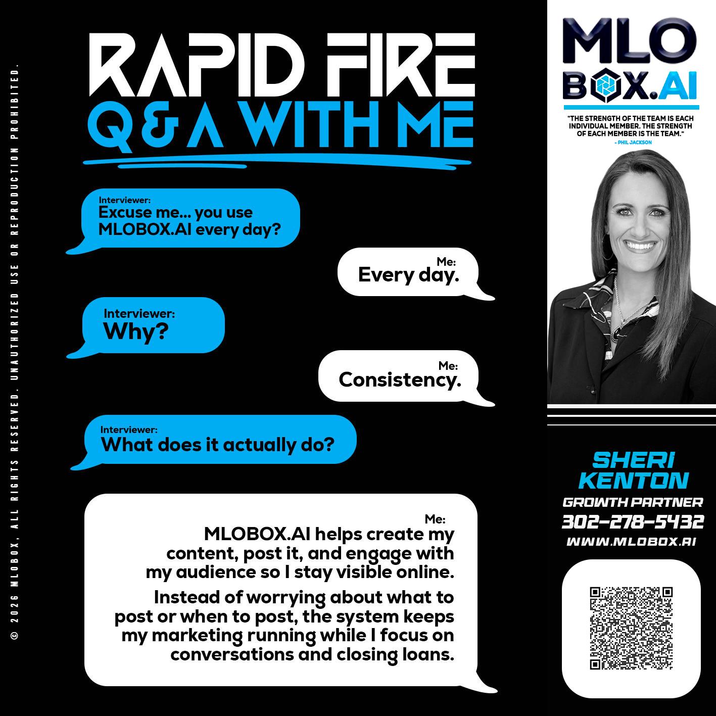 RAPID Q&A - Sheri Kenton -Mortgage Loan Officer