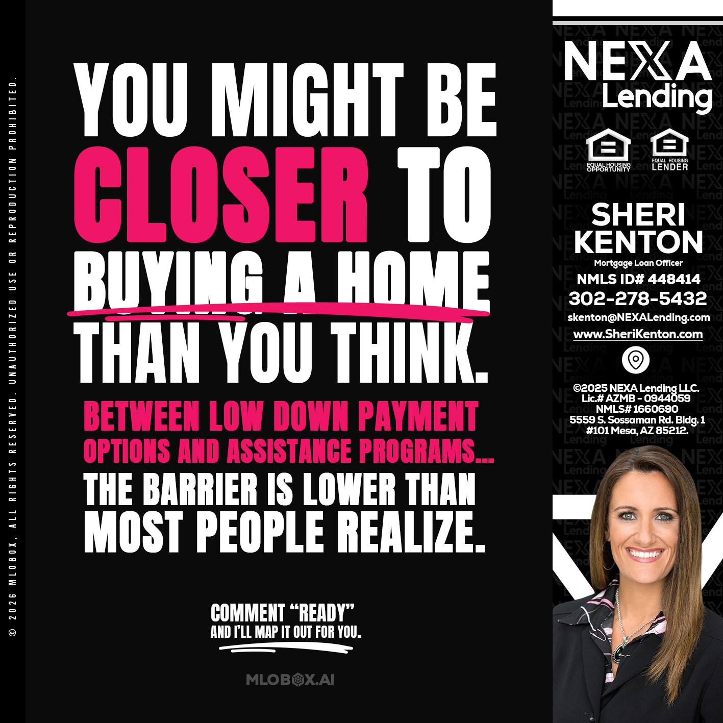 YOU MIGHT BE - Sheri Kenton -Mortgage Loan Officer